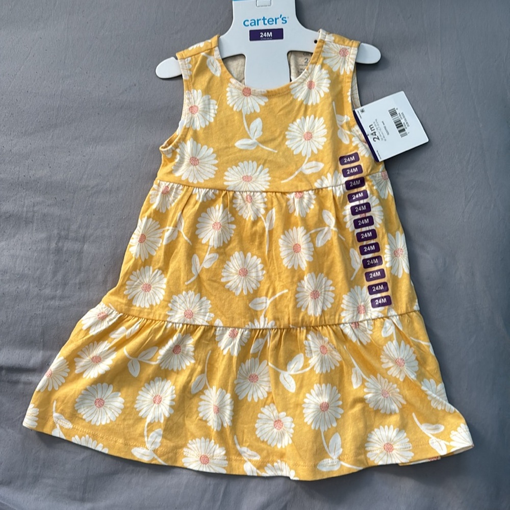 Carter's Yellow Daisy Dress
